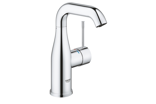 Смеситель для раковины GROHE Essence с донным клапаном, M-Size, хром (24181001)