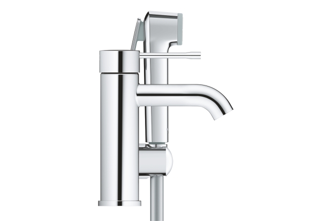 Смеситель для раковины GROHE Essence с гигиеническим душем, S-Size, хром (24189000)