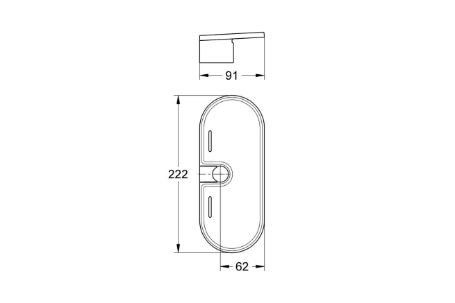 Полочка GROHE EasyReach™ пластиковая для GROHE Tempesta Classic (27596000)