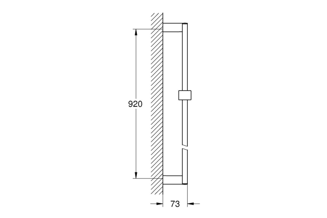 Душевая штанга GROHE Euphoria Cube 900 мм, хром (27841000)