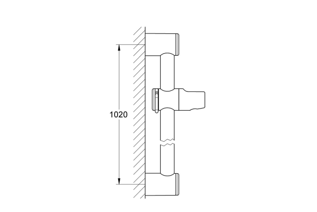 Душевая штанга GROHE Relexa 1000 мм, хром (28621000)