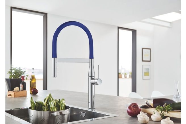 Гибкий шланг GROHE GROHFlexx для смесителя Essence, синий (30321TY0)