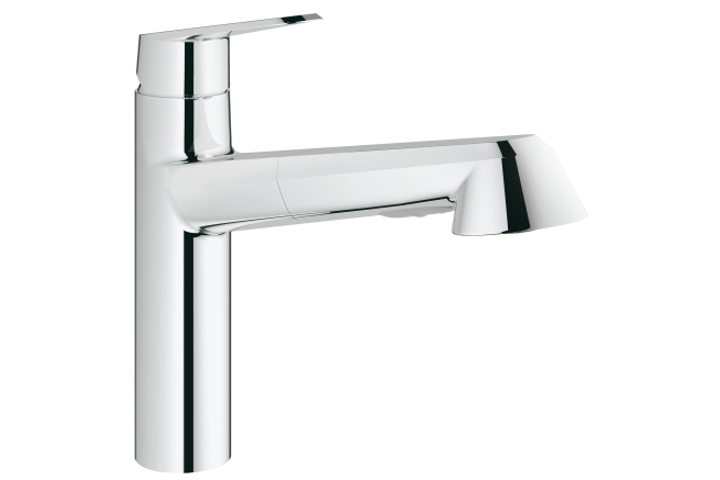 Смеситель для кухонной мойки GROHE Eurodisc Cosmopolitan, хром (32257002)