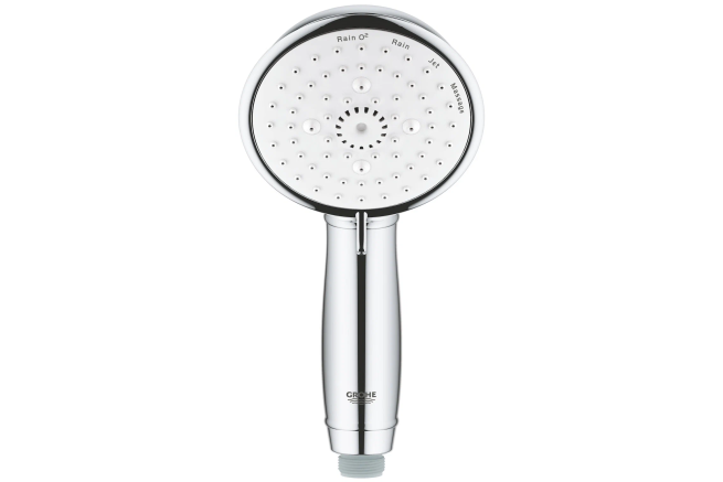 Ручной душ GROHE Tempesta Rustic 100, 4 режима, хром (27608001)