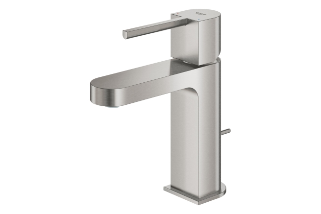 Смеситель для раковины GROHE Plus с донным клапаном, S-Size, суперсталь (32612DC3)