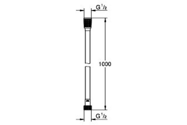 Комплект для гигиенического душа GROHE Tempesta-F, хром (NB0075/S)