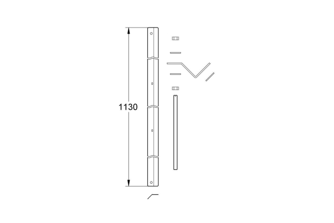 Комплект для углового монтажа систем инсталляции GROHE Rapid SL (38562001)