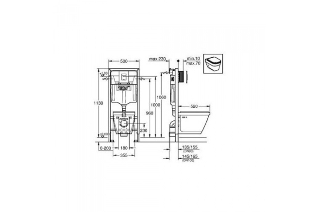 Готовый набор для туалета GROHE Solido Perfect (NW0030)