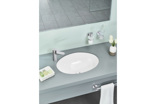 Раковина встраиваемая GROHE Bau Ceramic Universal 55 см, альпин-белый (39423000)