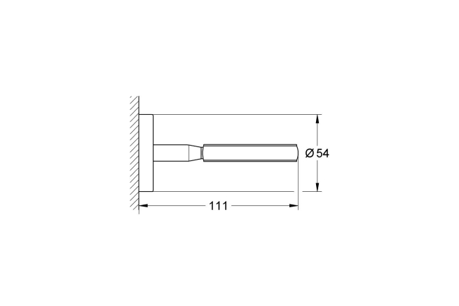 Держатель GROHE BauCosmopolitan, хром (40585001)