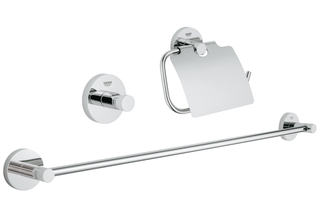 Набор аксессуаров GROHE Essentials (3 предмета), хром (40775001)