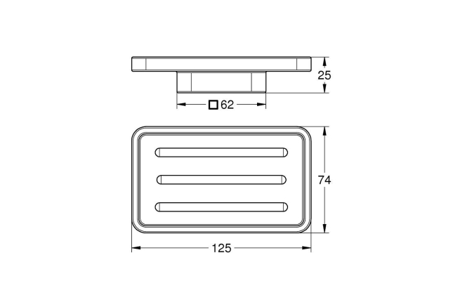 Мыльница GROHE Selection Cube (40806000)