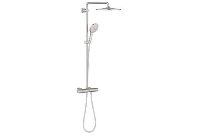 Душевая система GROHE Rainshower SmartActive 310 с термостатом для душа, суперсталь (26836DC0)