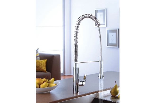 Смеситель для кухонной мойки GROHE K7 профессиональный, хром (32950000)