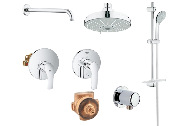 Готовый комплект для душа GROHE Eurosmart New (NSB0022)