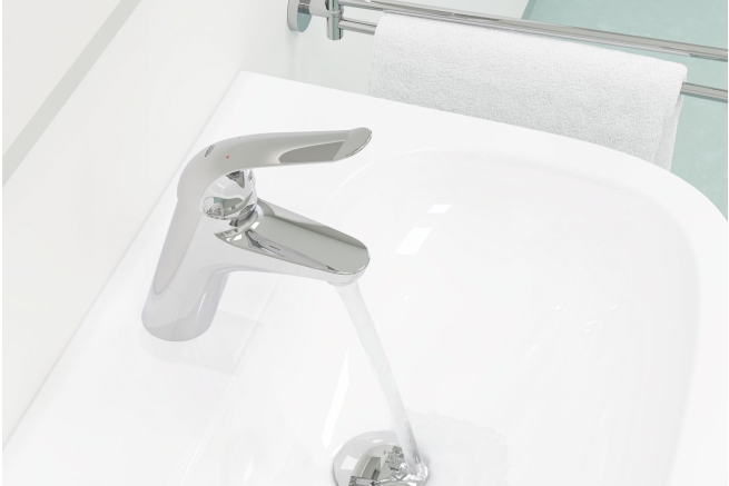 Смеситель для раковины GROHE Euroeco Special, рычаг 120 мм, хром (32765000)