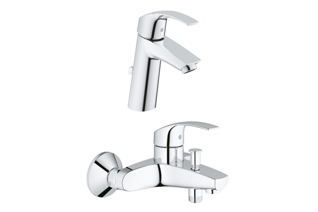 Комплект смесителей GROHE Eurosmart, хром (NB0066)