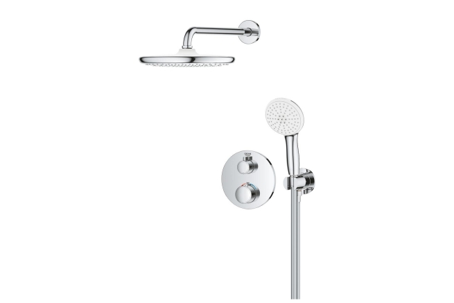 Душевая система GROHE Grontherm скрытого монтажа с термостатом, хром (34872000)