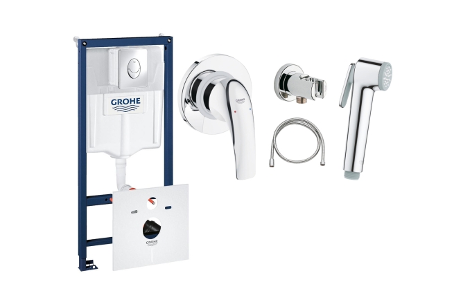 Готовый набор для туалета GROHE Bau Curve (NW0001)