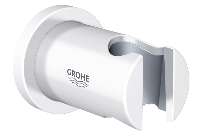 Купить Настенный держатель для душевого шланга GROHE Rainshower,  нерегулируемый, белая луна — Официальный магазин GROHE