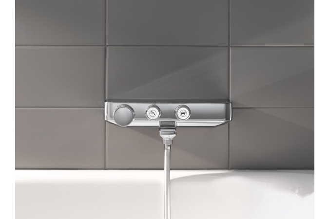 Термостат для ванны GROHE Grohtherm SmartControl, хром (34718000)  Смесители для ванны с термостатом Ванная