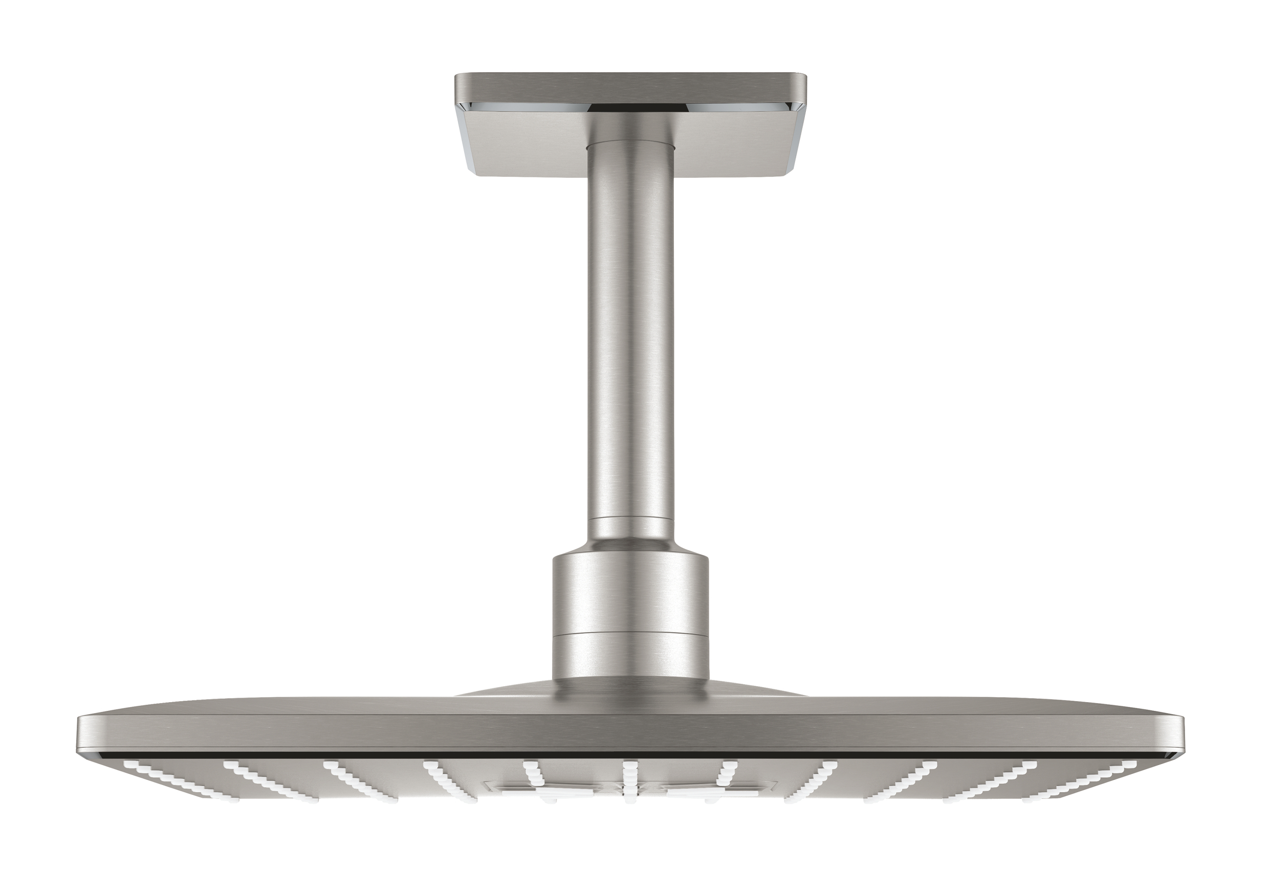Верхний душ GROHE Rainshower SmartActive Cube 310, 2 режима, 142 мм, суперсталь (26481DC0)
