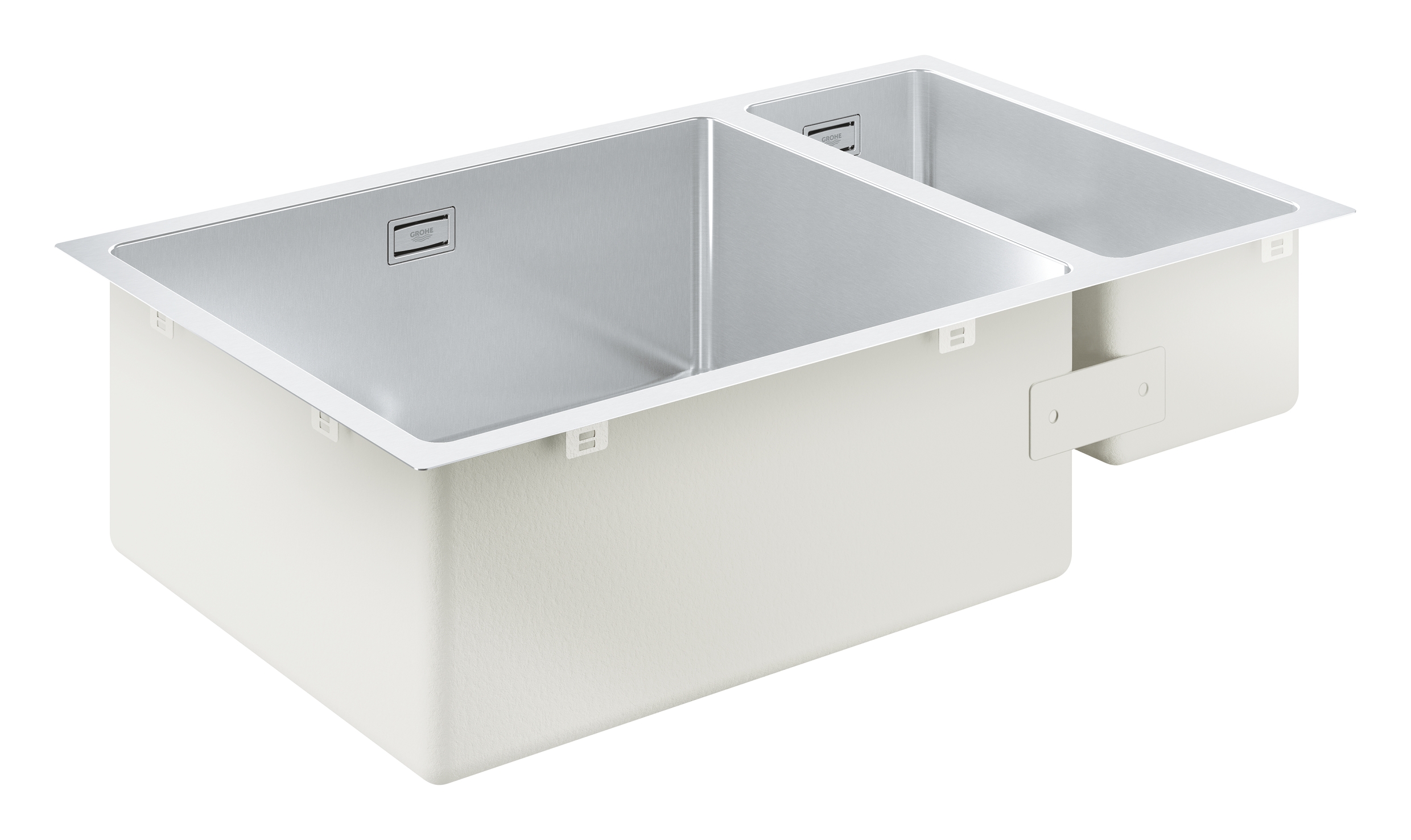 Мойка GROHE K700U 80-S 76/45 с 1.5 чашами, нержавеющая сталь (31575SD1)